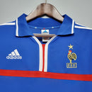 Camiseta Adidas de aficionado de Francia Retro I Home 2000 para hombre - Azul