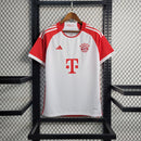 Camiseta Adidas para hombre del Bayern Múnich I 23/24 - Blanco y rojo