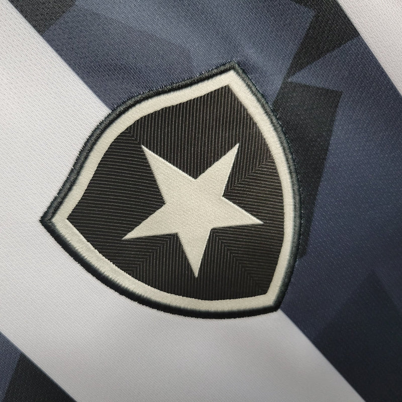 Camiseta de aficionado Kappa del Botafogo Home 19/20 para hombre - Blanco y negro