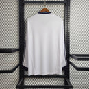 Camiseta retro de manga larga para aficionado Adidas del Real Madrid I 12/13 para hombre - Blanca