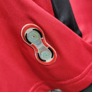 Camiseta retro de manga larga Adidas Fan Milan I 07/08 para hombre - Negra y roja