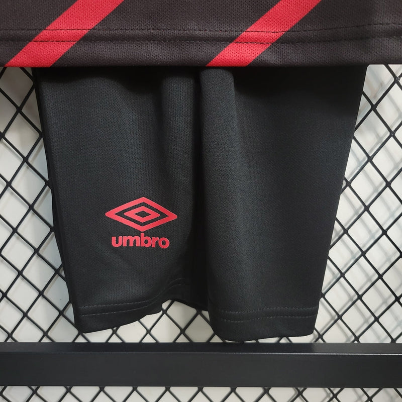 Camiseta y pantalón corto Athletico Paranaense 23/24 I para niños - Rojo