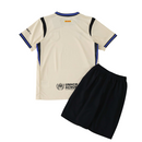 Camiseta y pantalón corto infantil Barcelona Reserve 25/26 - Beige