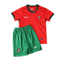Camiseta y pantalón corto local de Portugal 24/25 - Rojo