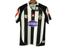 Camiseta retro de aficionado de la Juventus I 02/03 para hombre - Blanco y negro