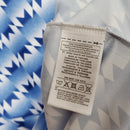 Camiseta retro de visitante del Manchester United 91/93 Adidas para hombre - Azul y blanco