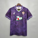 Camiseta retro de local de la Fiorentina 93/94 para hombre - Morada