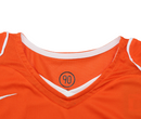 Camiseta retro de local de la selección nacional de Países Bajos 2004 para hombre - Naranja