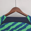 Camiseta Nike de aficionado de la selección nacional de Brasil 2022 para hombre - Azul y verde