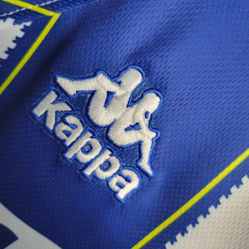 Camiseta retro de local del Porto Hone I 97/98 para hombre - Azul y blanco