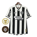 Camiseta de aficionado del Botafogo Home I 24/25 para hombre - Blanco y negro