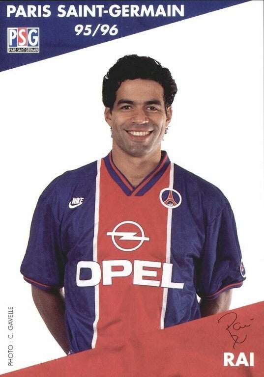 Camiseta retro local del PSG (Paris Saint Germain, 95/96) Nike para hombre - Azul