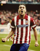 Camiseta retro Nike para hombre del Atlético de Madrid II 13/14 - Rojo y blanco