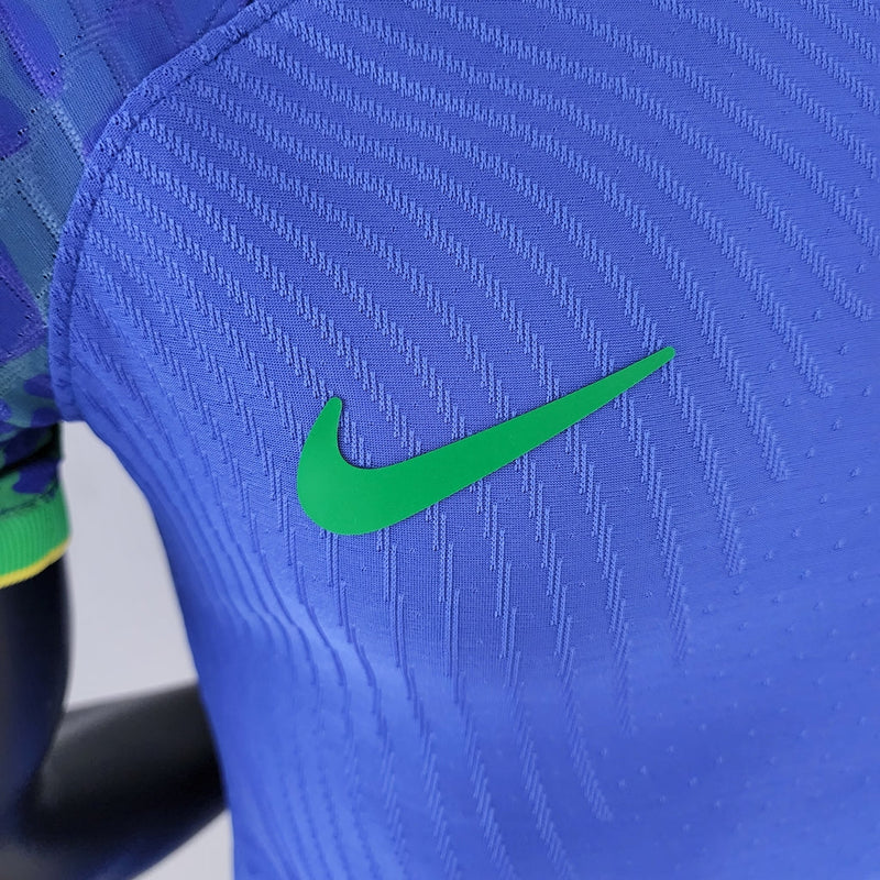 Camiseta Nike de jugador de la selección brasileña II 2022 para hombre - Azul