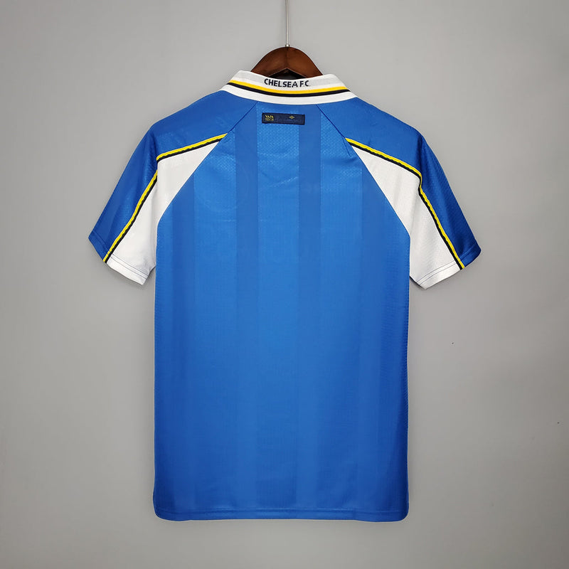 Camiseta retro de aficionado del Chelsea 97/99 para hombre - Azul