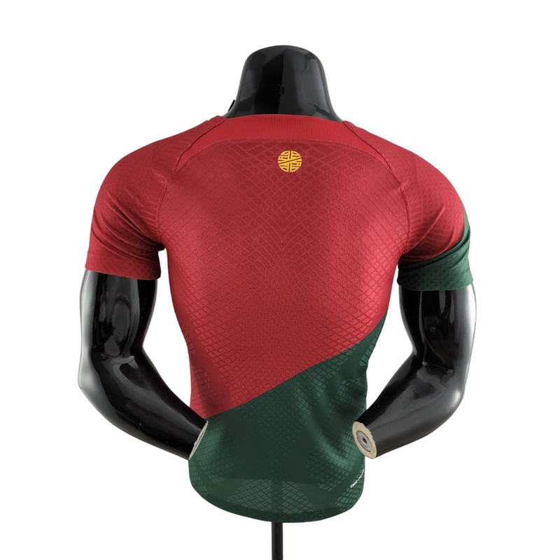 Camiseta Nike de jugador de la selección nacional de Portugal 22/23 (local, hombre) - Rojo y verde