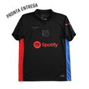 LISTO PARA ENTREGA Camiseta visitante del Barcelona 24/25 para hombre - Negro