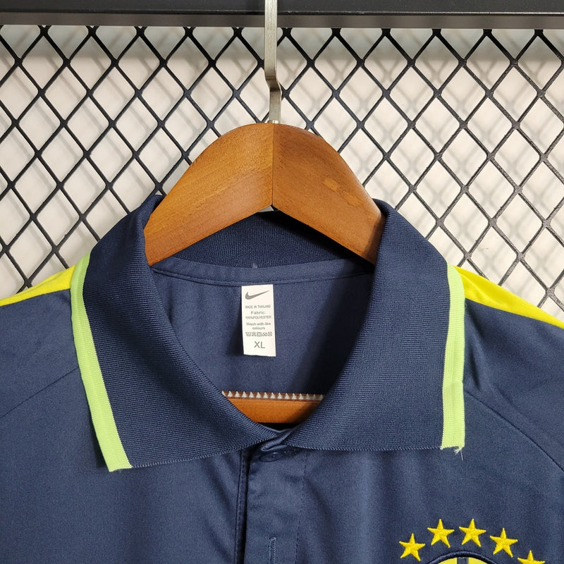 Camiseta de viaje de la selección brasileña 23/24 Fan Nike para hombre - Azul