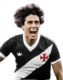 Camiseta retro de visitante del Vasco da Gama 1988 para hombre - Negra