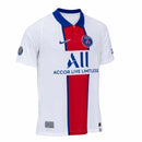 Camiseta Nike retro de visitante del Paris Saint Germain 20/21 para hombre - Blanca
