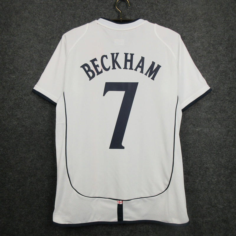 Camiseta de la selección nacional de Inglaterra 01/02 I Retro para hombre - Blanca