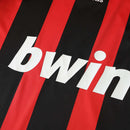 Camiseta retro local del Milan 08/09 de Adidas para hombre - Rojo y negro