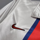 Camiseta Nike retro de visitante del Paris Saint Germain PSG 98/99 para hombre (blanco, azul y rojo)