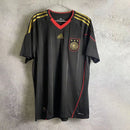 Camiseta Adidas Retro II de visitante de la selección alemana 2010 para hombre (negro)