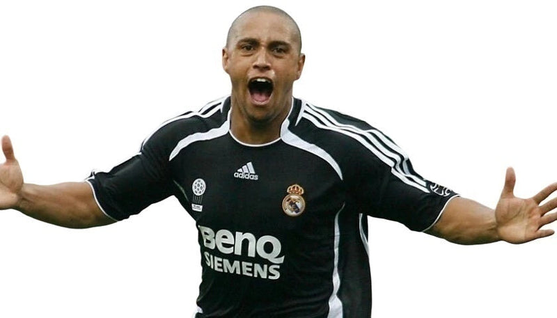 Camiseta retro Adidas Real Madrid II para hombre 06/07 Fan - Negra