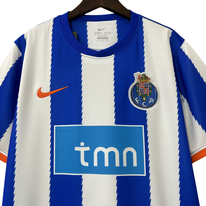 Camiseta retro de local del Porto I 10/11 para hombre - Azul y blanco