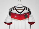 Camiseta retro de local de la selección alemana 2014 de Adidas para hombre - Blanca