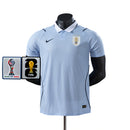 Camiseta Selección Uruguay Local Local Copa del Mundo 2026 Versión Jugador Hombre - Azul