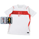 Camiseta Selección Turquía Visitante 2026/27 Copa del Mundo 2026 Versión Aficionado - Blanco