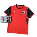 Camiseta de la Selección Nacional de Austria, Camiseta de Local para el Mundial 2026 - Roja