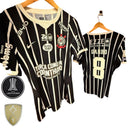 Camiseta Corinthians Versión Jugador Visitante 26/27 Hombre - Negro y Blanco