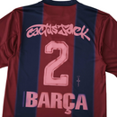 Camiseta de aficionado del Barcelona Retro CACTTS DJACK 00/01 para hombre -