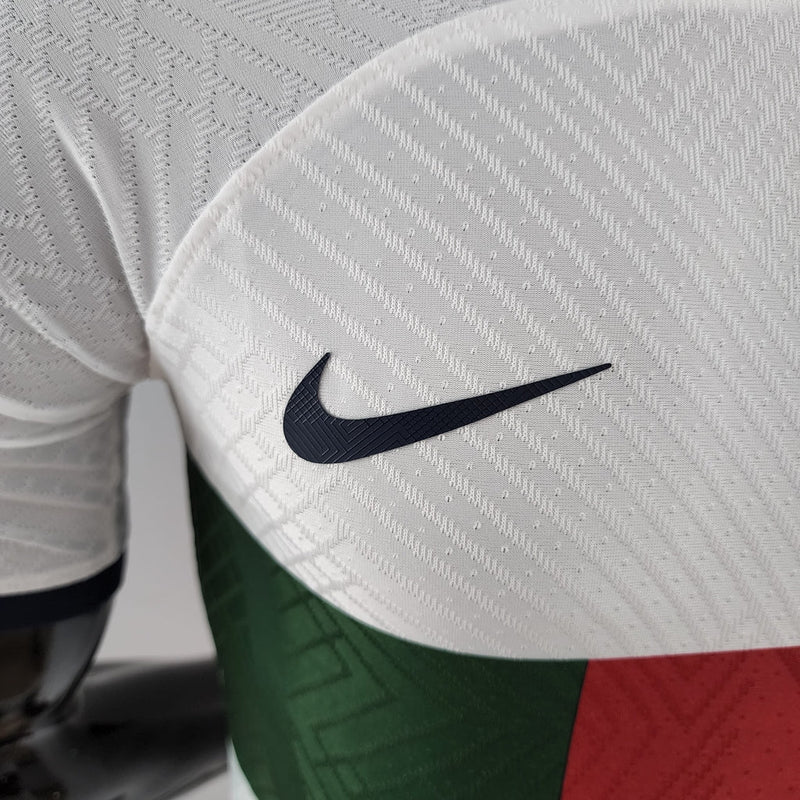 Camiseta Nike de visitante de la selección nacional de Portugal 22/23 para hombre - Blanco roto