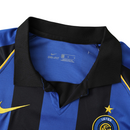 Camiseta retro de local del Inter de Milán 01/02 para hombre - Negra y azul