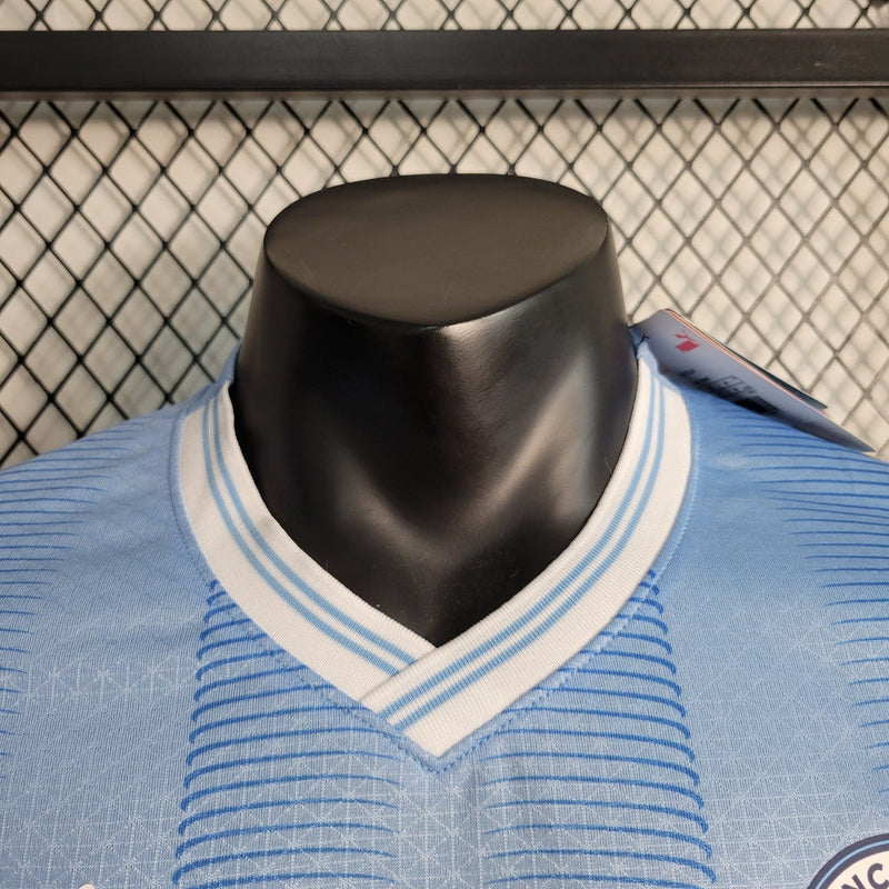 Camiseta de jugador Puma del Manchester City (local 23/24), hombre, azul