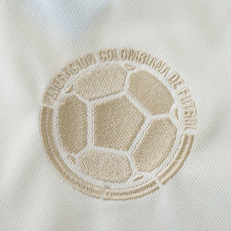 Camiseta de la Selección Colombia Colección 100 Años 24/25 Fan - Blanca