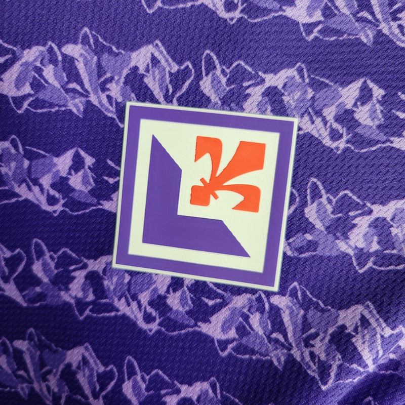 Camiseta de local de la Fiorentina - 23/24 - Camiseta de aficionado Kappa para hombre - Morada