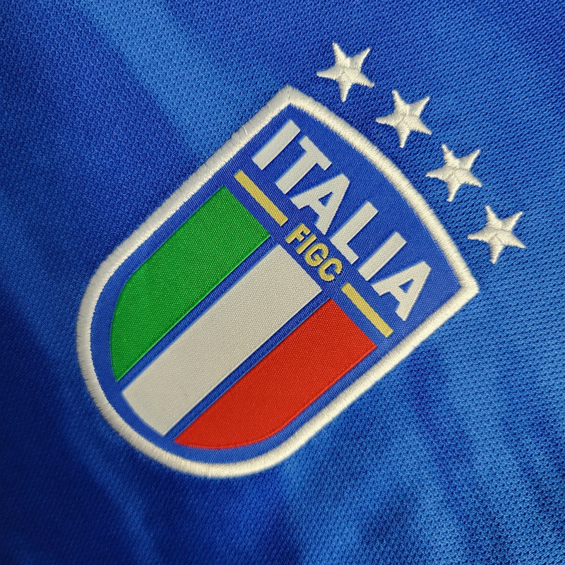 Camiseta de aficionado de la selección nacional italiana de Puma para hombre (local 23/24) - Azul