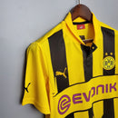 Camiseta retro de aficionado del Borussia Dortmund 12/13 para hombre de Puma - Amarilla