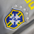 Camiseta de entrenamiento Nike retro de la selección brasileña 2002 para hombre - Gris