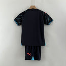Camiseta y pantalón corto Manchester City 23/24 para niños - Azul