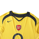 Camiseta Nike retro de visitante del Arsenal 05/06 para hombre - Amarilla