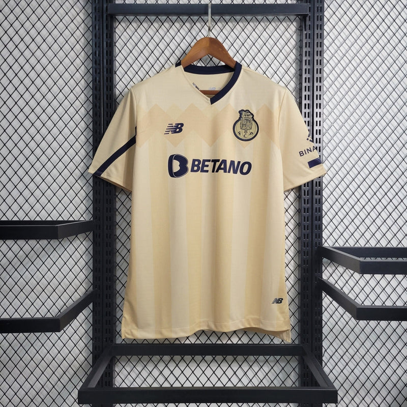 Camiseta de aficionado New Balance Porto II 23/24 para hombre - Beige