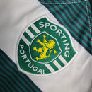 Camiseta retro de manga larga para hombre Sporting 02/03 Supporter - Verde