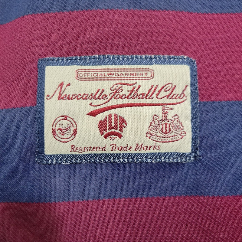 Camiseta retro de aficionado del Newcastle United 2.ª temporada 95/96 para hombre - Borgoña