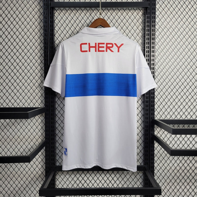 Camiseta de aficionado de la Universidad Católica 23/24 para hombre de Under Armour - Blanca